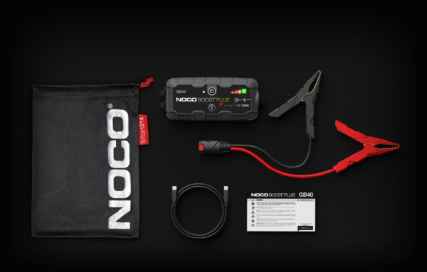 NOCO Boost GB40 1000A UltraSafe Jump Starter – 12V Lithium Battery Booster Pack, Portable Jump Box, Power Bank & Jumper Cables - for 6.0L Gas and 3.0L Diesel Engines