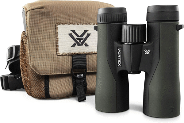 Vortex Optics Crossfire HD 10x42 Binoculars - HD Optical System, Tripod Adaptable, Rubber Armor,